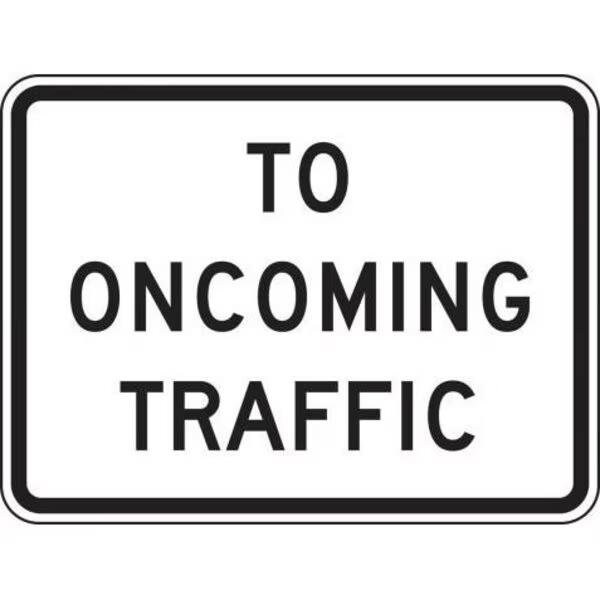 Accuform STOP AND YIELD SIGN TO ONCOMING FRR431RA FRR431RA - main